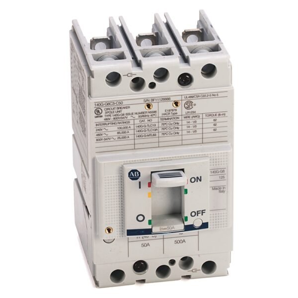 140G-G6C3-C20-KJ Allen-Bradley 140G 125A G Frame Molded 140G-G6C3-C20-KJ